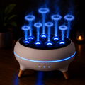 350ML Flame Aroma Diffuser with Remote Control Essential Oil Humidifier & 7-Color LED Night Light