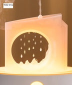 Home High Mist Desktop Essential Oil Aromatherapy Diffuser 180ml Crack Color Moon Water Droplet Rain Humidifier