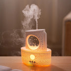 Home High Mist Desktop Essential Oil Aromatherapy Diffuser 180ml Crack Color Moon Water Droplet Rain Humidifier