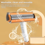 Rouleau Anti-Poils Lavable – Élimine Poils & Peluches en Secondes