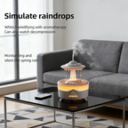 Creative UFO Aroma Diffuser Sprayer Air Humidifier with Water Mist Ring Works with Essential Oil Releases Fine Water Mists