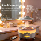 Creative UFO Aroma Diffuser Sprayer Air Humidifier with Water Mist Ring Works with Essential Oil Releases Fine Water Mists