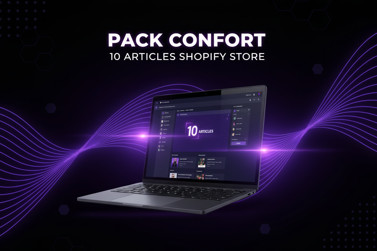 Pack Confort – Boutique Shopify Prête à Vendre (10 Articles)