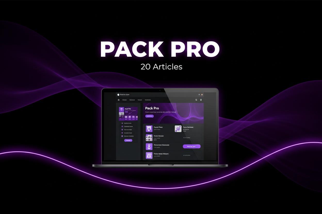 Pack Pro – Boutique Shopify Prête à Vendre (20 Articles)